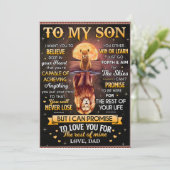 Cartes Pour Fêtes Annuelles Lion Moon Je veux croire - De père à fils (Debout devant)