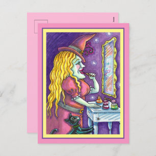 CARTES POUR FÊTES ANNUELLES LIPSTICK DE TÉMOIN, PARFUME & NAIL POLISH, FUNNY C