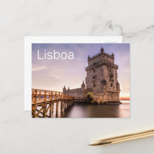 Cartes Pour Fêtes Annuelles Lisbonne Portugal Torre de Belém