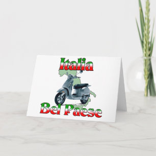 Cartes Pour Fêtes Annuelles L'Italie bel paese.