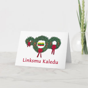 Cartes Pour Fêtes Annuelles Lituanie Noël 2
