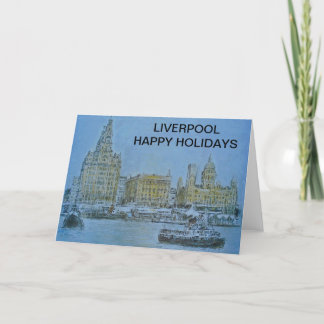 Cartes Pour Fêtes Annuelles Liverpool Happy Holidays by Colin Carr-Nall