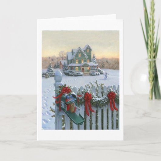 Cartes Pour Fêtes Annuelles Livraison de Noël (Devant)