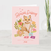 Cartes Pour Fêtes Annuelles Livraison spéciale de belles valentines Jour Fox & (Devant)