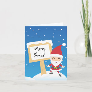 Cartes Pour Fêtes Annuelles Livre de Santa Claus