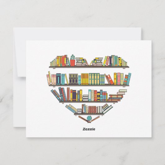 Cartes Pour Fêtes Annuelles Livres cool Lecture Hommes Femmes Livre Lover Lite (Dos)