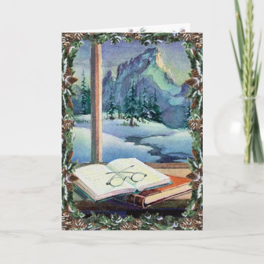 Cartes Pour Fêtes Annuelles LIVRES, Spéc. et GUIRLANDE par SHARON SHARPE (Devant)