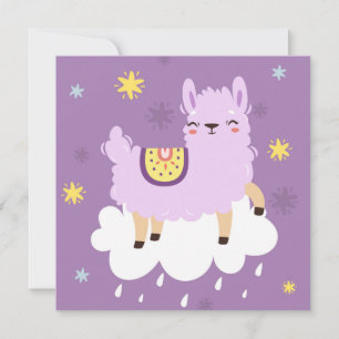 Cartes Pour Fêtes Annuelles Llama