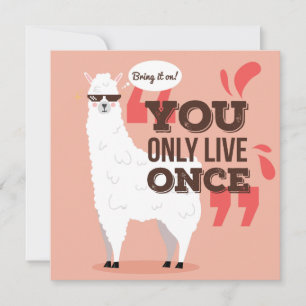 Cartes Pour Fêtes Annuelles Llama