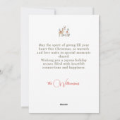 Cartes Pour Fêtes Annuelles Llama Love Christmas Holiday Card (Dos)