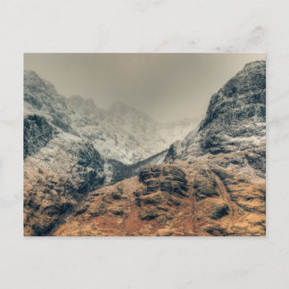 Cartes Pour Fêtes Annuelles Loch Achtriochtan et Glencoe en hiver