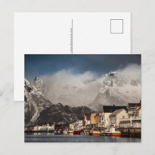 Cartes Pour Fêtes Annuelles Lofoten Henningsvaer