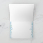 Cartes Pour Fêtes Annuelles LOG CABINE & SNOWFLAKES par SHARON SHARPE (Intérieur)