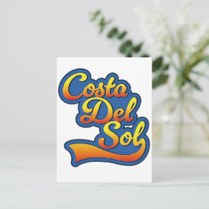 Cartes Pour Fêtes Annuelles Logo Costa Del Sol