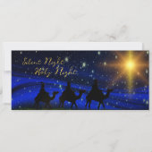 Cartes Pour Fêtes Annuelles Logo d'affaires Noël Religieux Long Horizontal (Devant)