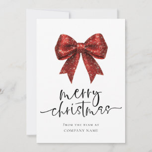 Cartes Pour Fêtes Annuelles Logo de la société Red Bow Calendrier 2027 Joyeux