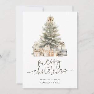Cartes Pour Fêtes Annuelles Logo de la société Tree 2027 Calendrier Joyeux Noë
