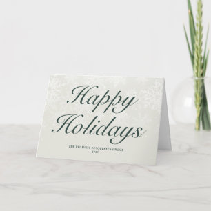 Cartes Pour Fêtes Annuelles Logo de société commerciale professionnelle d'entr