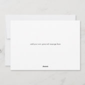 Cartes Pour Fêtes Annuelles Logo d'entreprise Joyeux Noël (Dos)