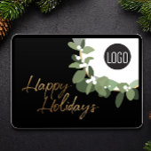 Cartes Pour Fêtes Annuelles Logo d'entreprise moderne Joyeux vacances Pas de p