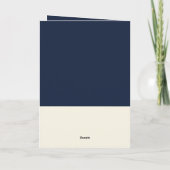 Cartes Pour Fêtes Annuelles Logo d'entreprise pour l'examen de l'année de la m (Dos)