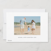 Cartes Pour Fêtes Annuelles Logo Eastern Illinois Panthers Shield & Wordmark (Dos)