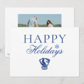 Cartes Pour Fêtes Annuelles Logo Eastern Illinois University Panthers (Devant / Derrière)