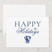 Cartes Pour Fêtes Annuelles Logo Eastern Illinois University Panthers (Devant / Derrière)