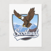 Cartes Pour Fêtes Annuelles Logo écossais de voyage (Devant)