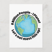 Cartes Pour Fêtes Annuelles Logo Environnement (Devant)