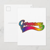 Cartes Pour Fêtes Annuelles logo Rainbow Allemagne (Devant / Derrière)