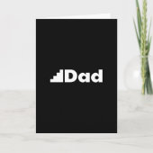 Cartes Pour Fêtes Annuelles Logo Step Dad (Devant)