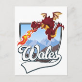 Cartes Pour Fêtes Annuelles logo Wales Dragon (Devant)