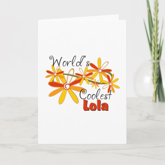 Cartes Pour Fêtes Annuelles Lola (Devant)