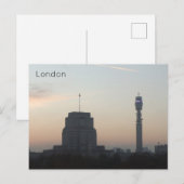 Cartes Pour Fêtes Annuelles Londres (Devant / Derrière)