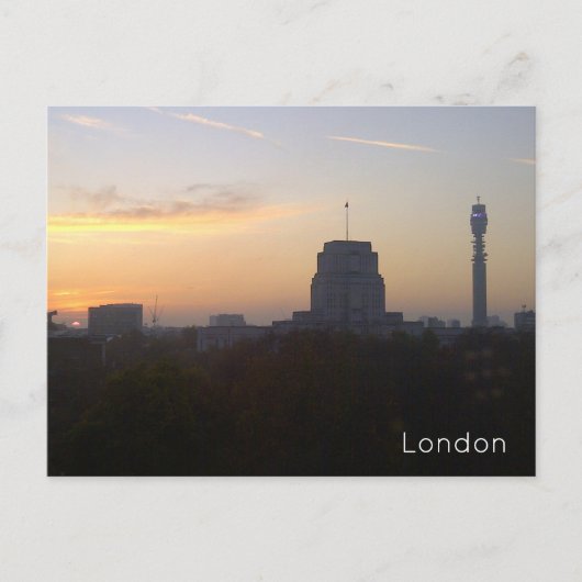 Cartes Pour Fêtes Annuelles Londres (Devant)