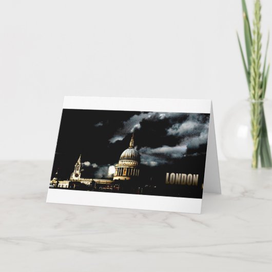 Cartes Pour Fêtes Annuelles Londres (Devant)