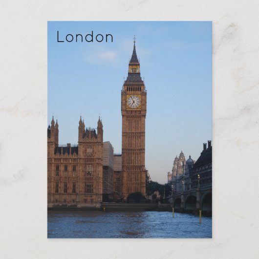 Cartes Pour Fêtes Annuelles Londres - Chambres du Parlement (Devant)