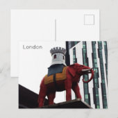 Cartes Pour Fêtes Annuelles Londres - Elephant & Castle (Devant / Derrière)