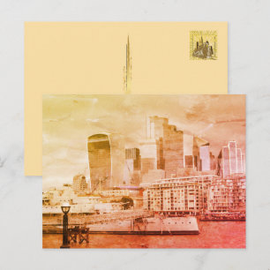 Cartes Pour Fêtes Annuelles Londres - La Ville