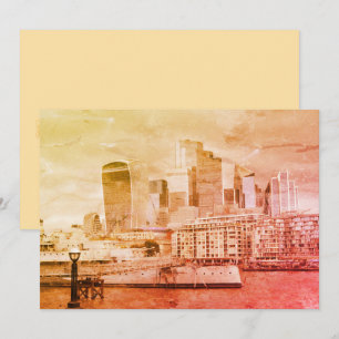 Cartes Pour Fêtes Annuelles Londres - La Ville