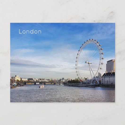 Cartes Pour Fêtes Annuelles Londres - Tamise (Devant)