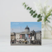 Cartes Pour Fêtes Annuelles Londres - Trafalgar Square (Debout devant)