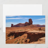 Cartes Pour Fêtes Annuelles Lone Cowboy (Devant / Derrière)