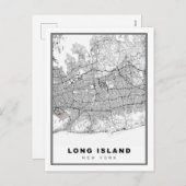 Cartes Pour Fêtes Annuelles Long Island (Devant / Derrière)