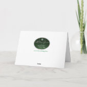 Cartes Pour Fêtes Annuelles Longhorn Steer Comique (Dos)