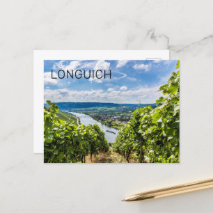 Cartes Pour Fêtes Annuelles Longuich Moselle Vignoble Panorama Allemagne