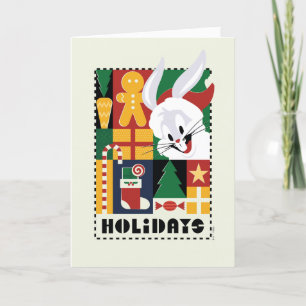 Cartes Pour Fêtes Annuelles LOONEY TUNES™ BUGS BUNNY™ Badge de vacances