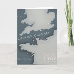 Cartes Pour Fêtes Annuelles L'opération du Jour J chevauche l'affiche militair