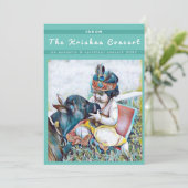 Cartes Pour Fêtes Annuelles Lord Krishna Concert ISKON (Debout devant)